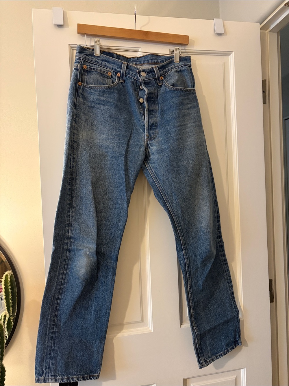 Vintage 501 dark wash denim